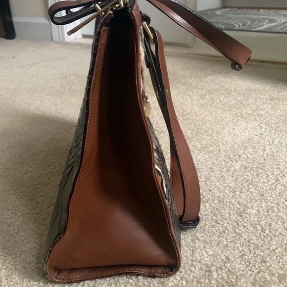 Brahmin Leopard Print Tote Bag - Picture 7 of 16